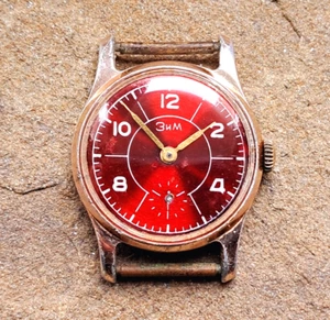 Vintage ZIM Watch Schools Children's Wristwatch Made in USSR Soviet Union - Picture 1 of 7