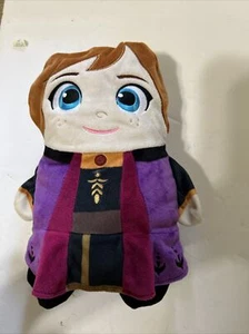 Disney Frozen 2 Anna Purple Pink Plush toy Zip-Up Hoodie Cubcoats Girls Size 3 - Picture 1 of 9