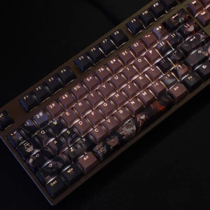 Genshin Impact Hu Tao Transparent 108 Keys PBT Keycaps Cherry MX for Mechanical - Picture 1 of 12