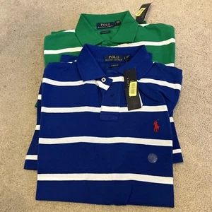 NWT New 2 Authentic Men’s Polo Ralph Lauren Polo Shirts Size S Classic Fit - Picture 1 of 7