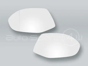 PAR de espejos de puerta térmica de vidrio y placas de respaldo para AUDI A7 S7 RS7 2010-2017 - Imagen 1 de 2