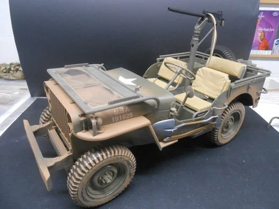 Hasbro GI Joe 1:6 Segunda Guerra Mundial Willys Jeep Missing One Faro Ultimate Soldier Dragon Foto 1 de 4