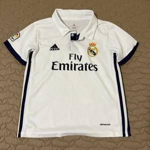 Ronaldo Christiano #7 Real Madrid FC Home Kit Season Soccer Jersey Kids Size 24 - Picture 1 of 8
