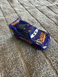 Cars Rust-eze No.95 Disney Pixar Fabulous Lightning McQueen Blue Diecast Movie - Picture 1 of 5