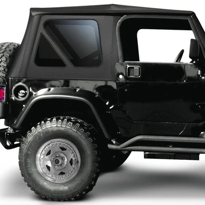 For Jeep Wrangler 1997-2006 Rampage 68335 Black Diamond Complete Soft Top - Image 1 of 4