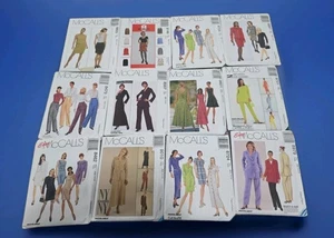 Vintage 90s McCalls Uncut Clothing Patterns Size AX (4,6,8) Bundle Of 12 - Picture 1 of 3