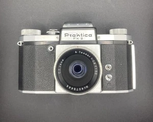 Praktica FX2 SLR Camera Body + Carl Zeiss 50mm f/2.8 Tessar Lens (READ DESC) - Picture 1 of 14