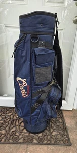 Vintage Original Coors Standing Golf Bag Blue Datrek - Picture 1 of 8
