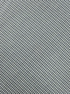 Schwarz/Off-White Dogtooth Jeansstoff - Bild 1 von 6