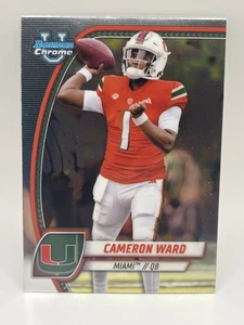 2024 Bowman U Chrome Cameron Cam Ward #38 Titans Hurricanes quasi nuovo quantità - Foto 1 di 3