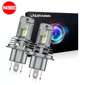 2PC H4 6000K White LED Headlight Bulb For Honda Grom 125,Valkyrie 1800 2014-2015 - Picture 1 of 11