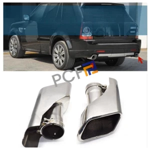 for Land Rover 05-12 Range Rover 304 Stainless Steel Rear Exhaust Muffler Tip - Picture 1 of 5