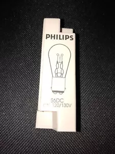 Bombilla de lámpara incandescente en miniatura Philips S6DC 6W 120/130V lúmenes 39 bayoneta de CC - Imagen 1 de 8