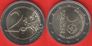 Estonia 2 euro 2018 "100 years since independence" BiMetallic UNC - Picture 1 of 1