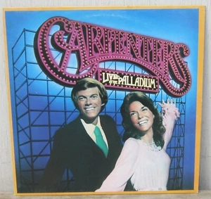 CARPENTERS Live At The Palladium 1976 UK LP A&M AMLS-68403 Near Mint - Imagen 1 de 2