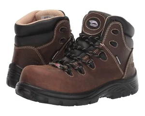 AVENGER Z39115 Womens Brown Framer 6 Leather Composite Toe Work Boot Size 7M - Picture 1 of 11