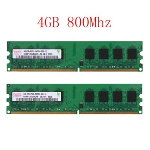 8GB 2x 4GB / 2GB DDR2 800MHz PC2-6400U 240pin Desktop DIMM RAM Per Hynix 02 IT - Picture 1 of 10