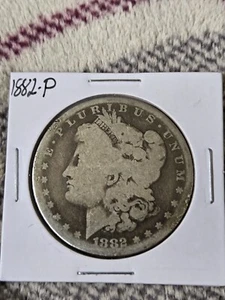 Silberdollar Morgan 1882 1 Dollar - Bild 1 von 2