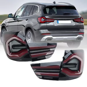Set Tail LED Lights Fit For BMW X3 F25 2011-2017 Upgrade Rear Brake Signal Lamps - Picture 1 of 16
