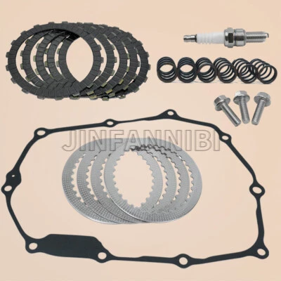Clutch Friction Plates & Cover Gasket Kit for Honda Grom 125 Monkey Z125MA 22-24 - Image 1 of 4