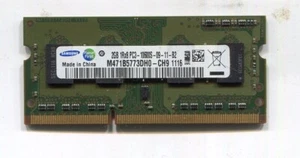 Samsung M471B5273DH0-CH9 2GB 1Rx8 SODIMM PC3-10600S-09-11-B2 Laptop RAM Untested - Picture 1 of 1