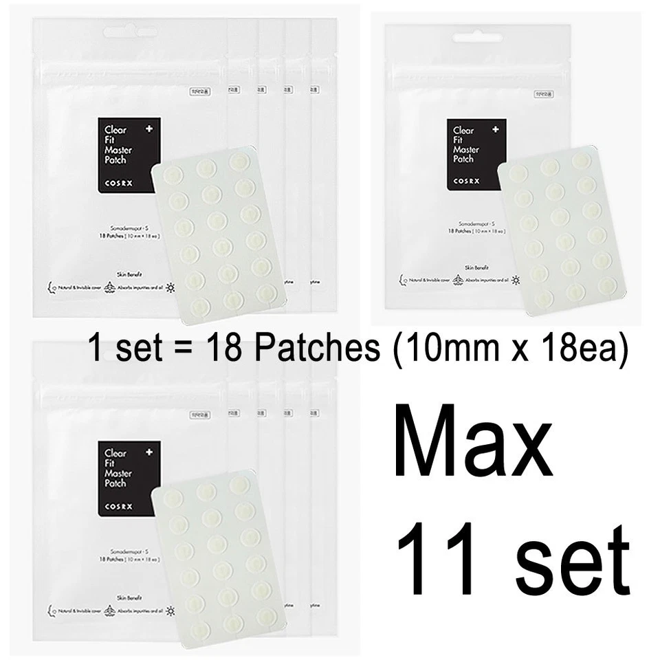 [COSRX] Clear Fit Master Patch 18 patches x 1 set or 5 set or 11 set  - Image 1 of 4