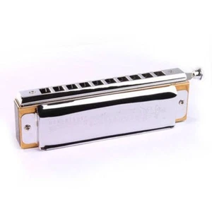 Blues Harmonica Chromatic C Key w/ 10 Holes 40 Tone NEW - Picture 1 of 4