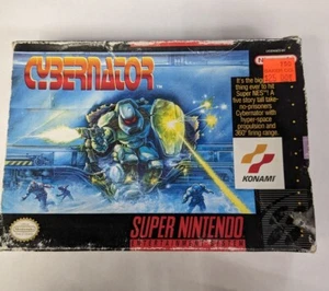 Cybernator Authentic Super Nintendo Box And Game  - Picture 1 of 4