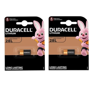 2 x Duracell 28L Lunga Durata 6V Litio - Foto 1 di 6