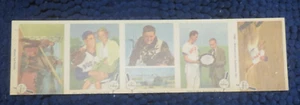 1959 Fleer Ted Williams Uncut Sheet 5 Card Set Lot Red Sox #15 32 47 64 79 EX - Picture 1 of 2
