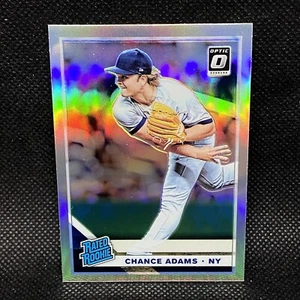 Prizm! 2019 Donruss Optic Chance Adams RC Rated Holo New York Yankees Rookie #63 - Picture 1 of 2