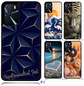 Personalised Text Back Case for OPPO AX5 A5 A9 A15 A16 A52 A53 A54 A74 A94 A91 - Picture 1 of 11