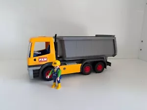 Playmobil Großer Muldenkipper 3265 Baustellenfahrzeug Baustelle Kipplader - Bild 1 von 4