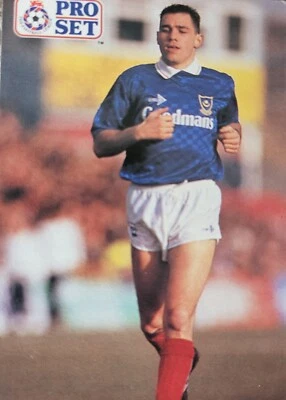 PRO SET ENGLISH FOOTBALL 1991-92 - GUY WHITTINGHAM  PORTSMOUTH F.C. -CARD NO:191 - Image 1 of 2