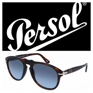 Sunglasses PERSOL PO0649 24/86 Havana Light Blue Gradient New - Bild 1 von 4