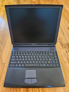 Vintage Sony Vaio PCG-FX210 Laptop AMD Duron Untested! - Picture 1 of 8