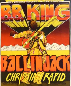 BB KING VOLANTINO WEST FILLMORE 1970 BG 269 BALLIN JACK CALIFORNIA BLUES GRAHAM - Foto 1 di 3