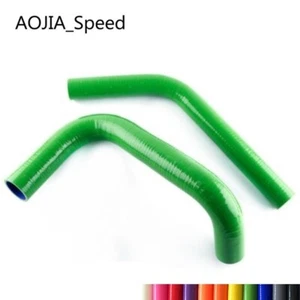 Black For Chevy C/K Truck Pickup C10 1960-1962 Silicone Radiator Coolant Hose - Picture 1 of 7