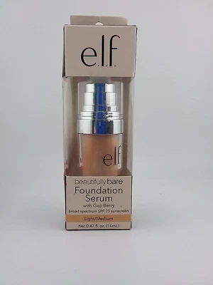 ELF Beautifully Bare Foundation Serum Light/Medium  .47 fl zo - Image 1 of 4