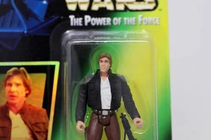 Bespin Han Solo Figure STAR WARS POTF 2 Kenner 1997 - Green Card w/holo - Picture 1 of 8