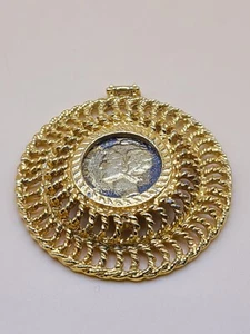 Vintage US Silber Quecksilber Dim im Anhänger (vergoldet?) - Bild 1 von 4