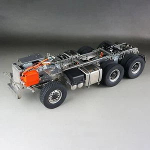 ScaleClub 6x6 Metal Chassis 3-speed for 1/14 RC Tractor Truck R620 R730 Cars - Picture 1 of 7