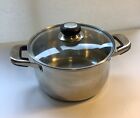 ONEIDA Immaculate 3 Qt Stockpot Pan Pot 18/10 Stainless Steel with Lid & Handles