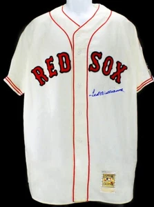 1939 Ted Williams BOLDLY Signed Mitchell & Ness ROOKIE Jersey w/Original Tag BAS - Picture 1 of 7