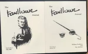 The Faulkner Journal Volume II Issues No. 1 and No. 2 - William Faulkner Study - Foto 1 di 3