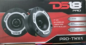 DS18 - PRO-TWX1 - 1" Aluminum Frame and Diaphragm Super Tweeters - PAIR - Picture 1 of 5