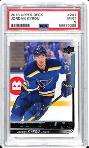 2018-19 Upper Deck #241 Jordan Kyrou PSA 9 - Picture 1 of 2