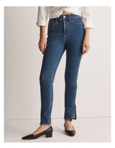 Pantalones de mezclilla ajustados supersuaves de tiro alto Roadtripper MADEWELL 11" TALLA 28R NUEVOS CON ETIQUETAS $98 - Imagen 1 de 2