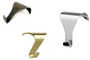 Picture Rail Dado Hooks Moulding Hanging Chrome Brass Antique Bronze Frame Wall - Picture 1 of 1