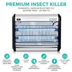 20W UV Electric Insect Fly Killer Grid Bug Zap Zapper Pest Remover Flying 2x10W